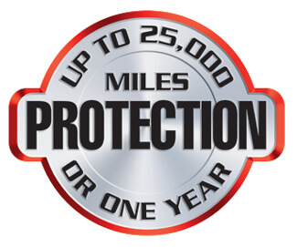 Up To 25,000 Miles Protection